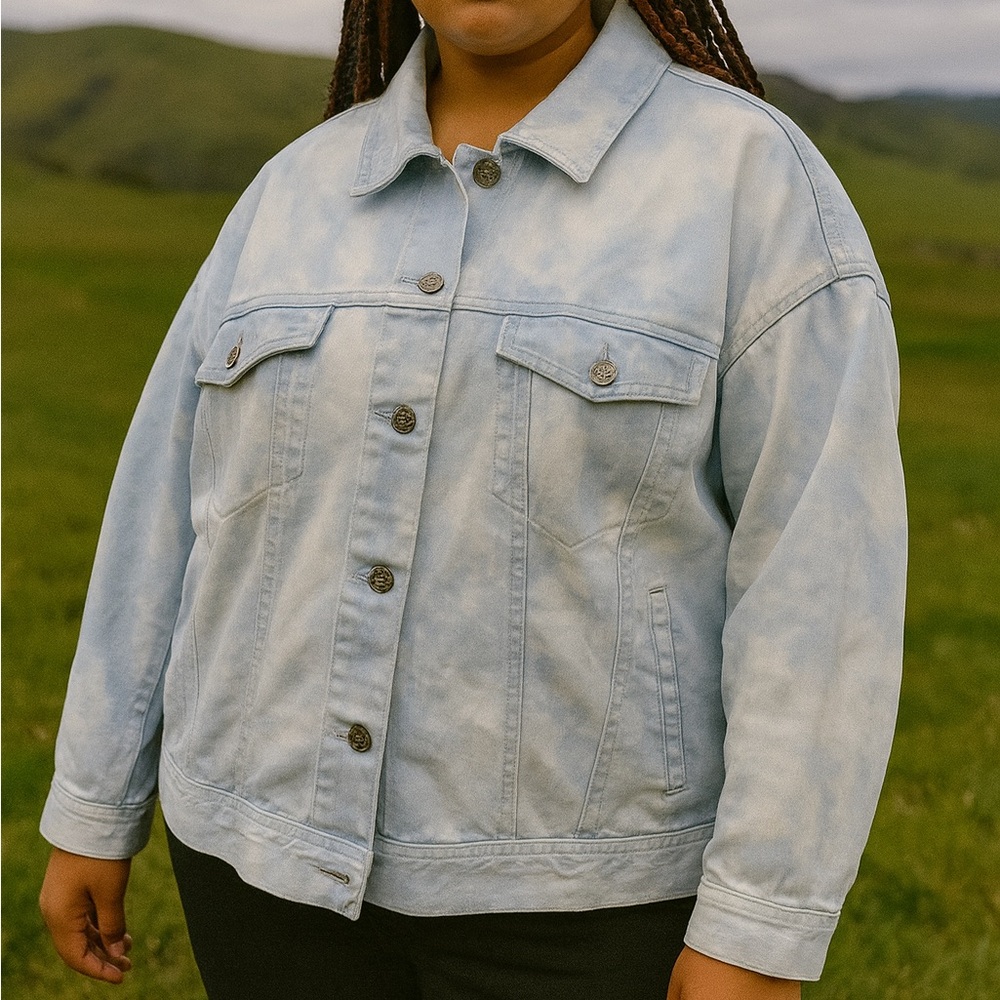 Forever 21 Sky Blue Denim Jacket